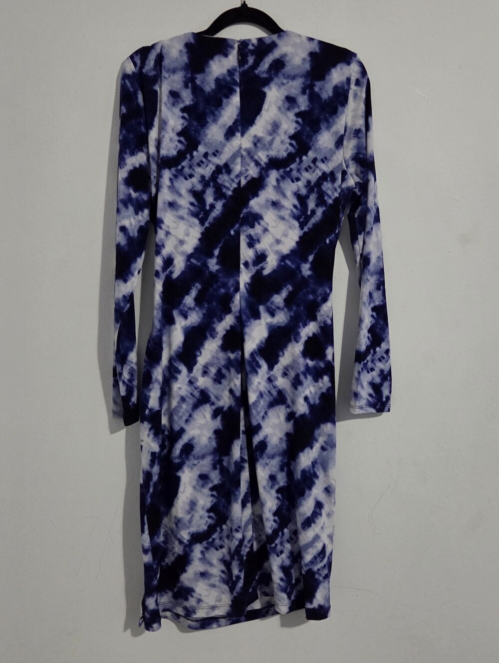 Chaps Faux Wrap Surplice Dress - Picture 2 of 6